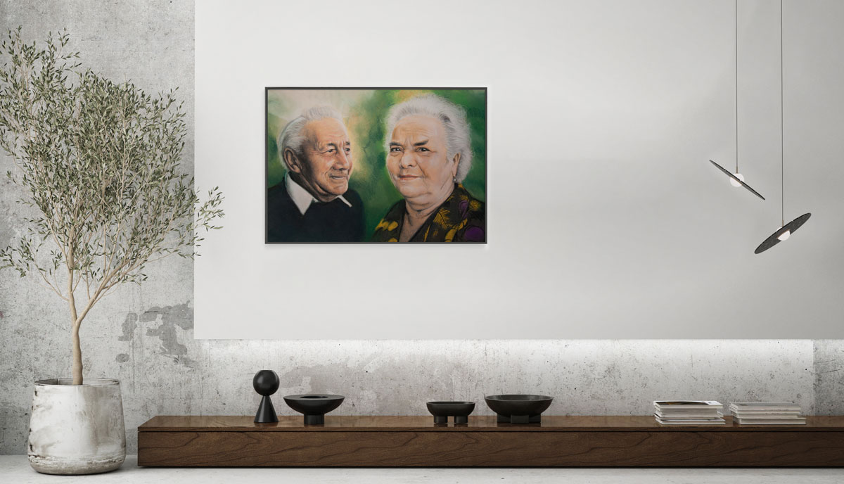 Werke in Pastell- | Buntstift